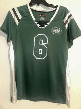 NFL New York Jets Mark Sanchez #6 Women's Bling Lace-Up Jersey size XL